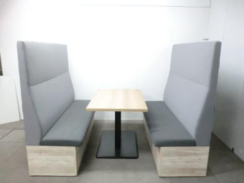 オカムラ / ブレスタ / グレー / 【中古」 応接3点セット