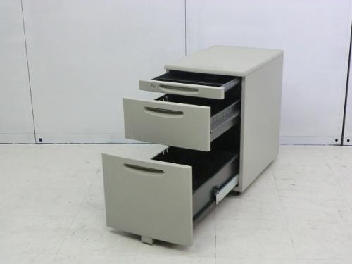 SD オカムラ ワゴン3段 デスクワゴン 引出 収納