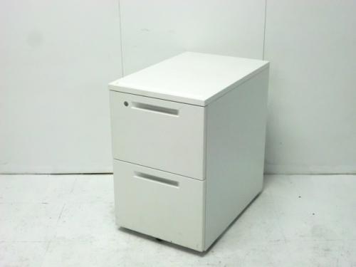 IS コクヨ ホワイト 2段ワゴン デスクワゴン 引出 収納 KOKUYO