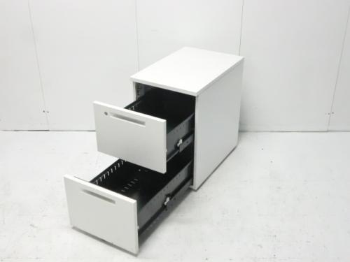 IS コクヨ ホワイト 2段ワゴン デスクワゴン 引出 収納 KOKUYO