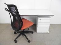 デスク+OAチェア+3段ワゴンセット デスクワゴン 引出 収納