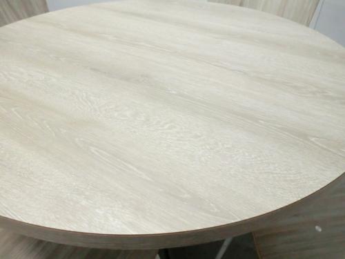 北欧風ナチュラル ラウンドダイニング4点セット