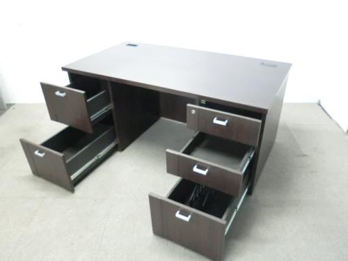 コクヨ / 木目調 / 【中古】 役員デスク