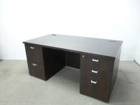 コクヨ / 木目調 / 【中古】 役員デスク