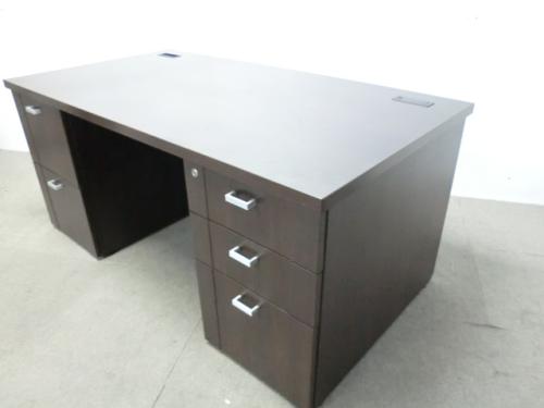 コクヨ / 木目調 / 【中古】 役員デスク