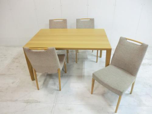 カリモク / 木目調 / 【中古】 会議テーブル・チェアセット