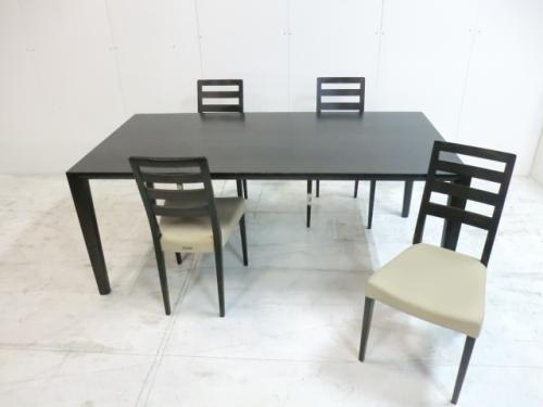 カリモク / 木目調 / 【中古】 会議テーブル・チェアセット