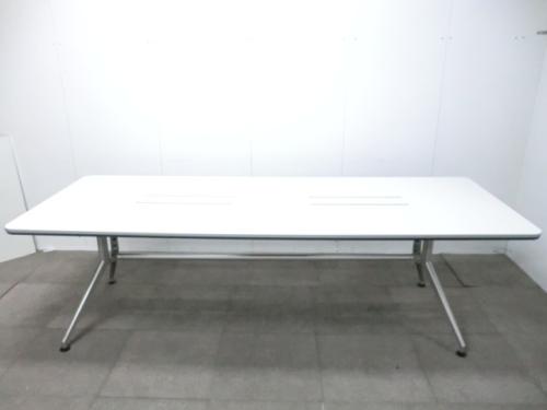 イトーキ / ホワイト ・ライトグレー/ 【中古」 スタイリッシュ会議室セット ホワイトモデル