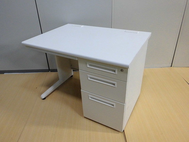 片袖デスク その他 ホワイト