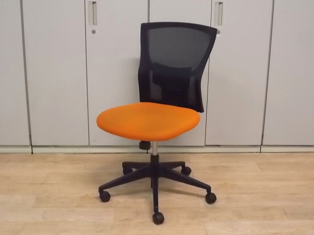 OAチェア 肘なし その他 オレンジ