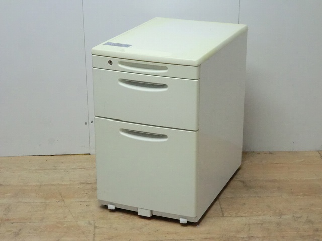 ワゴン3段 オカムラ SD ホワイト
