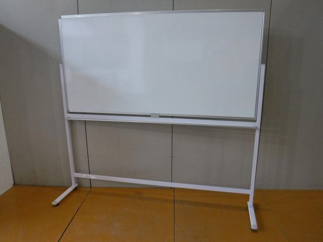 ホワイトボード 片面 L字脚