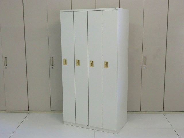 ロッカー4人用　プラス　ホワイト