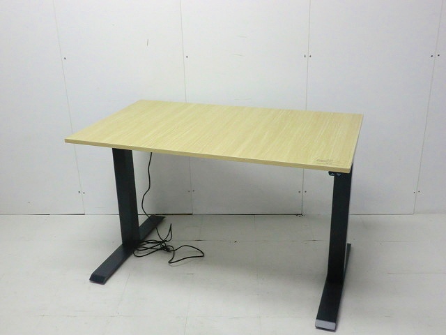 電動昇降デスク 関家具 木目調