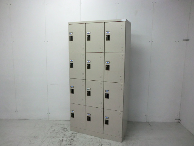 12人用ロッカー ( コクヨ ) ニューグレー /