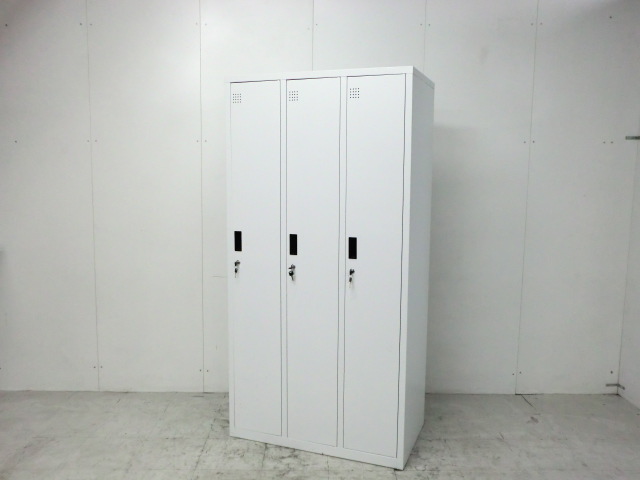 3人用ロッカー ( その他 ) ホワイト /