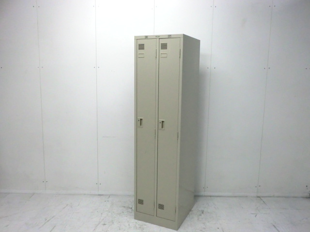 2人用ロッカー ( TOYO ) ニューグレー /