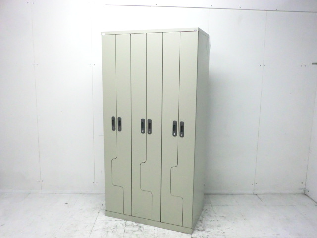 6人用ロッカー ( プラス ) ニューグレー /