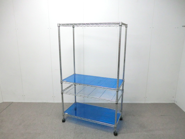 シルバー / 【中古】メタルラック