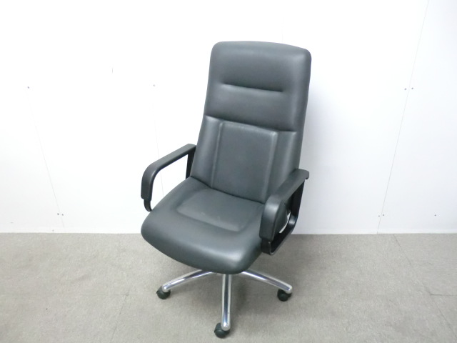 プラス / グレー / 【中古】 役員チェア