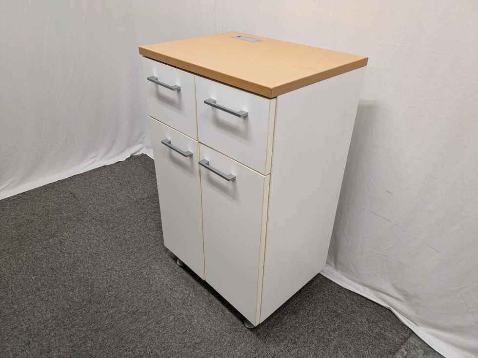 ホワイト/ 【中古】 キッチンキャビネット