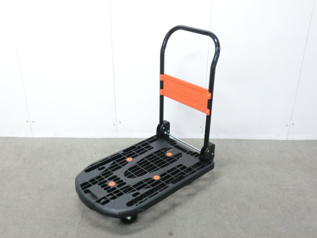 トラスコ / ブラック / 【中古】 手押し台車