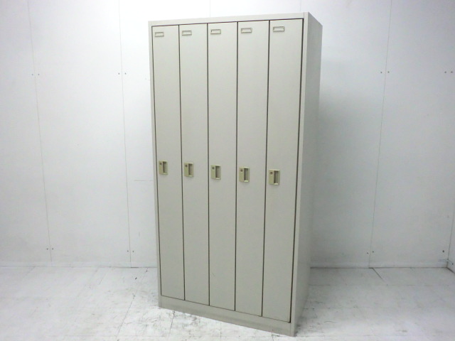 オカムラ/FZ/ ニューグレー / 【中古】 5人用ロッカー