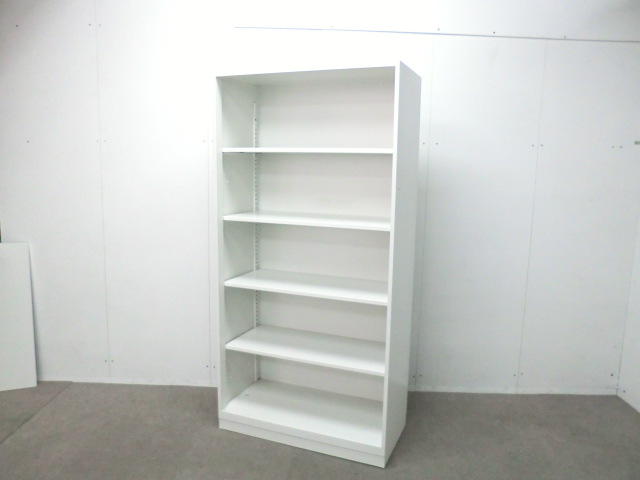 共栄工業 / ホワイト / 【中古】オープンキャビネット
