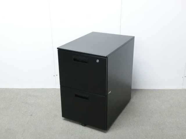 2段ワゴン / ブラック / 【中古】