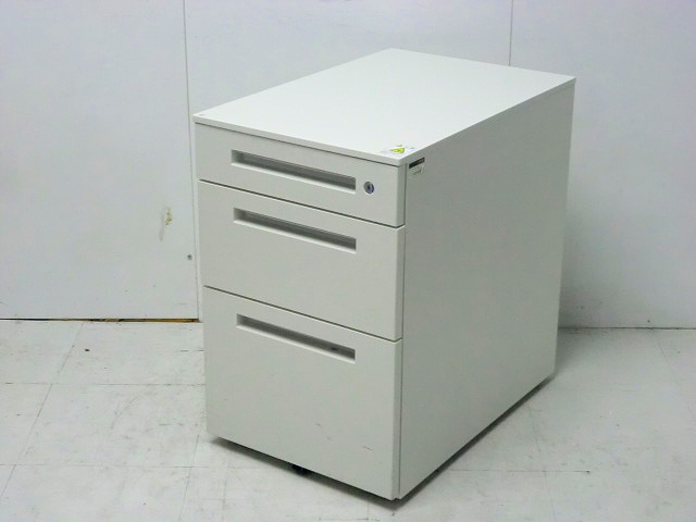 イトーキ / CZR / ホワイト / 【中古】 3段ワゴン