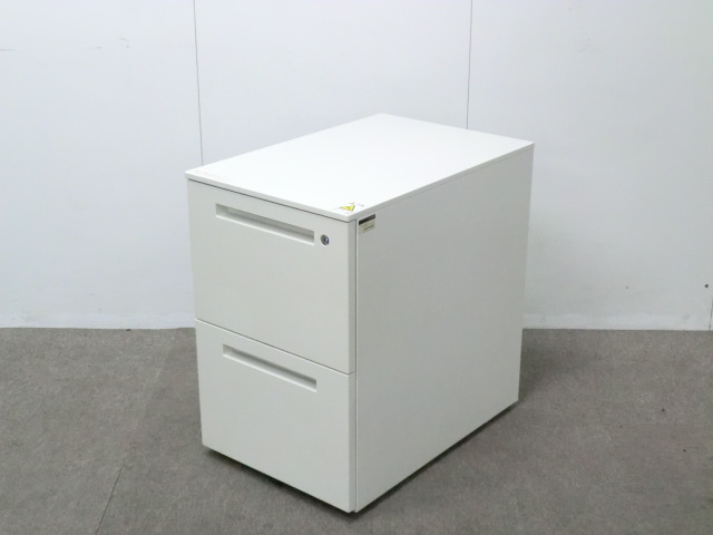 イトーキ / CZR / ホワイト / 【中古】 2段ワゴン