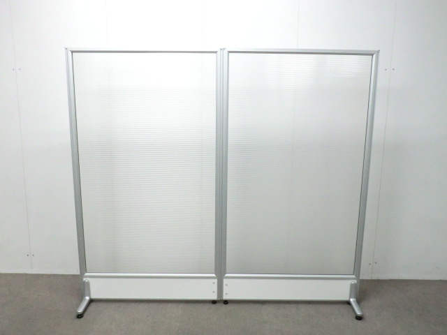 ２連衝立 / ホワイト / 【中古】