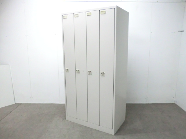 イトーキ / ニューグレー / 【中古】 4人用ロッカー/