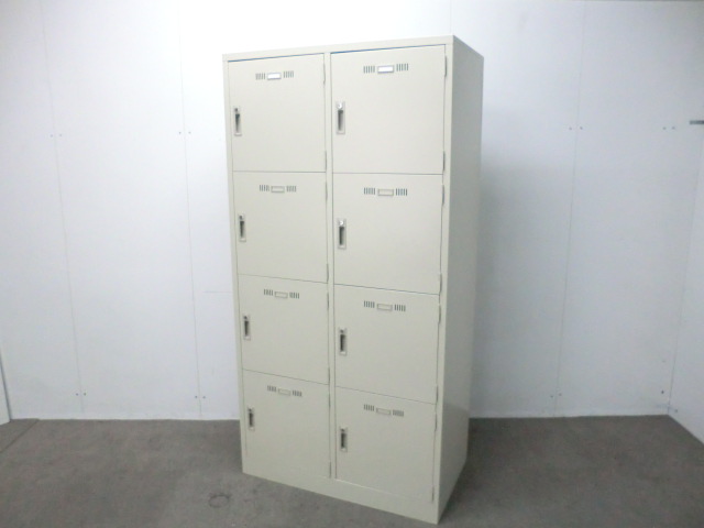 生興 / ニューグレー / 【中古】 ８人用ロッカー