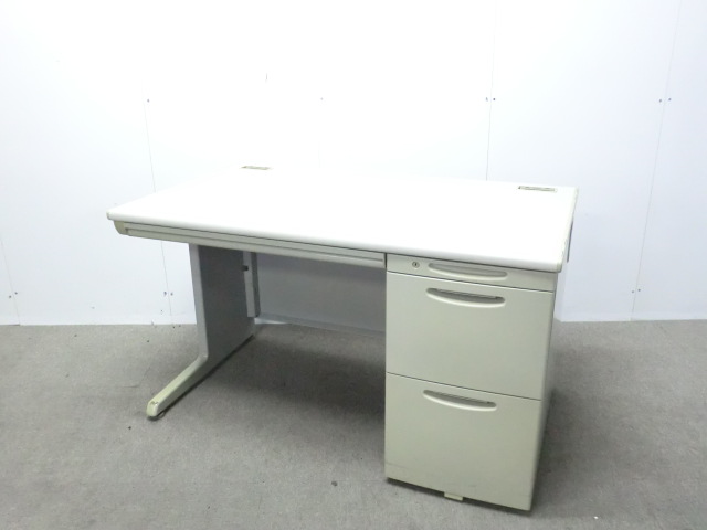 オカムラ / SD / ニューグレー / DS13LE-MB51 【中古】 片袖デスク
