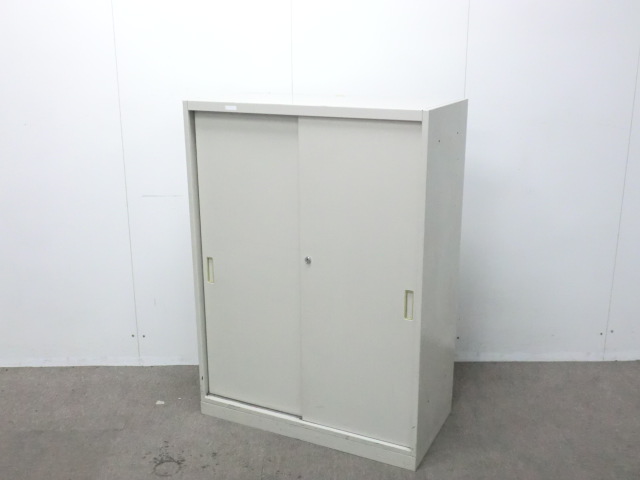 オカムラ/ 42 / ニューグレー / 【中古】 引違い書庫