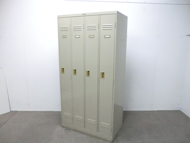 イトーキ / ニューグレー / 【中古】 ４人用ロッカー