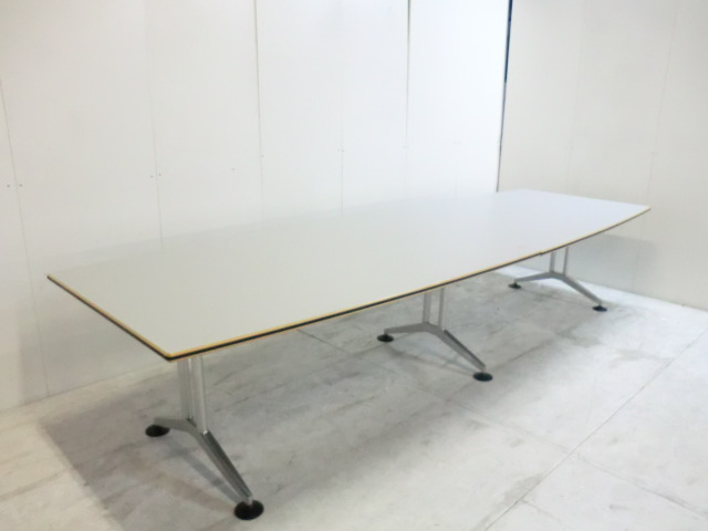 Wilkhahn/ロゴン/ライトグレー/【中古】大会議テーブ