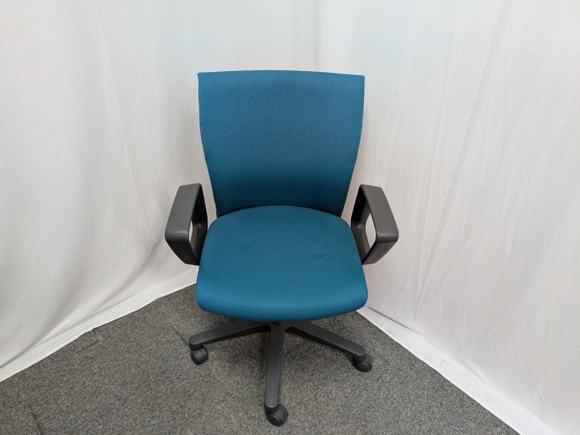 トレンザチェア(コクヨ) / 肘付 / グリーン