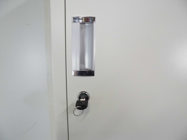 6人用ロッカー/ホワイト/【中古】