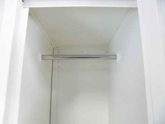 6人用ロッカー/ホワイト/【中古】