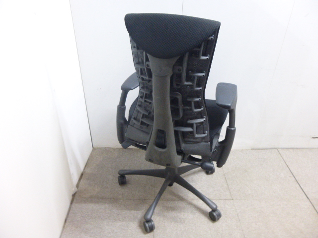 ハーマンミラー/エンボディチェア/ブラック/肘有