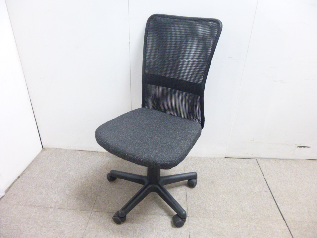 OAチェア/ブラック/肘無し