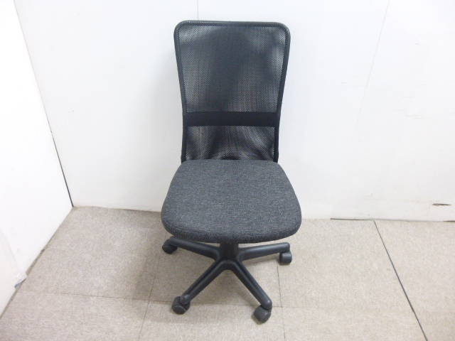 OAチェア/ブラック/肘無し