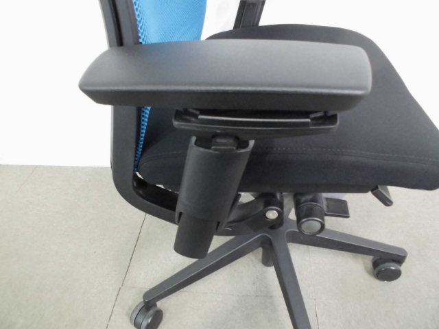 OAチェア/シンクチェア/スチールケース/肘有/グリーン/