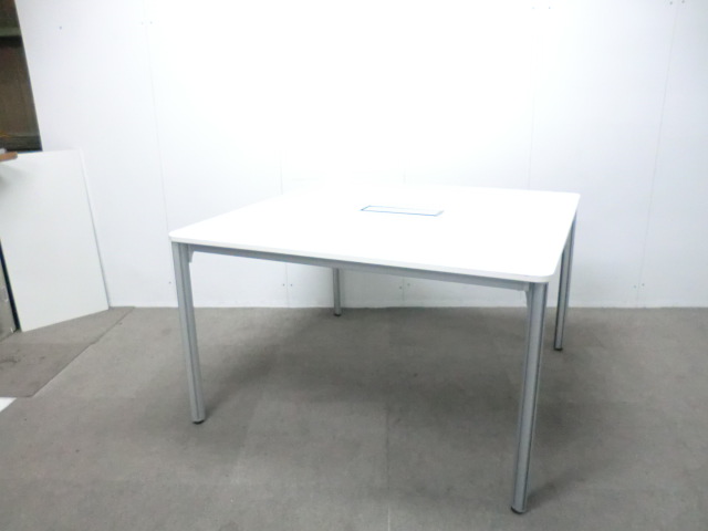 会議テーブル / ホワイト 【中古】