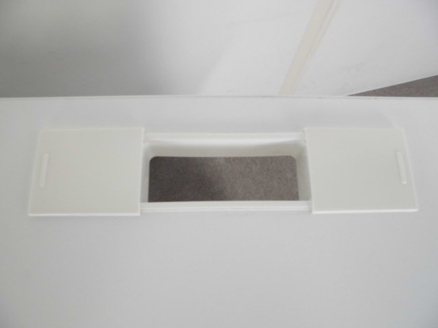 片袖デスク/ホワイト/【中古】