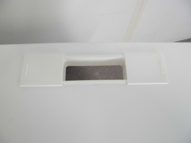 両袖デスク/ホワイト/中古