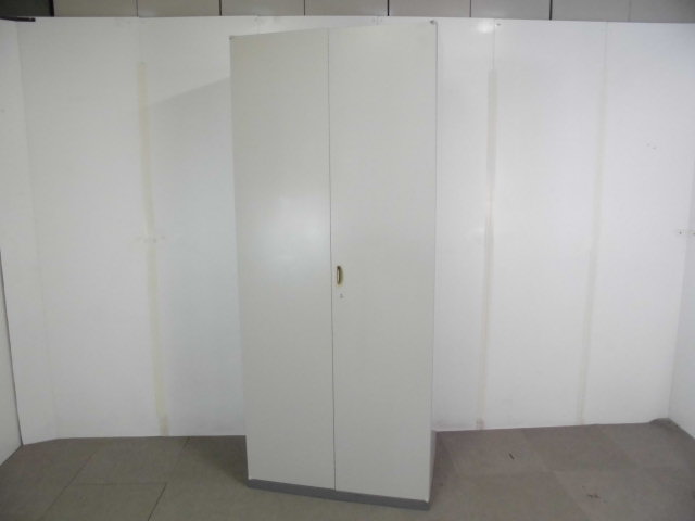 両開きキャビネット/ナイキ/ニューグレー/【中古】