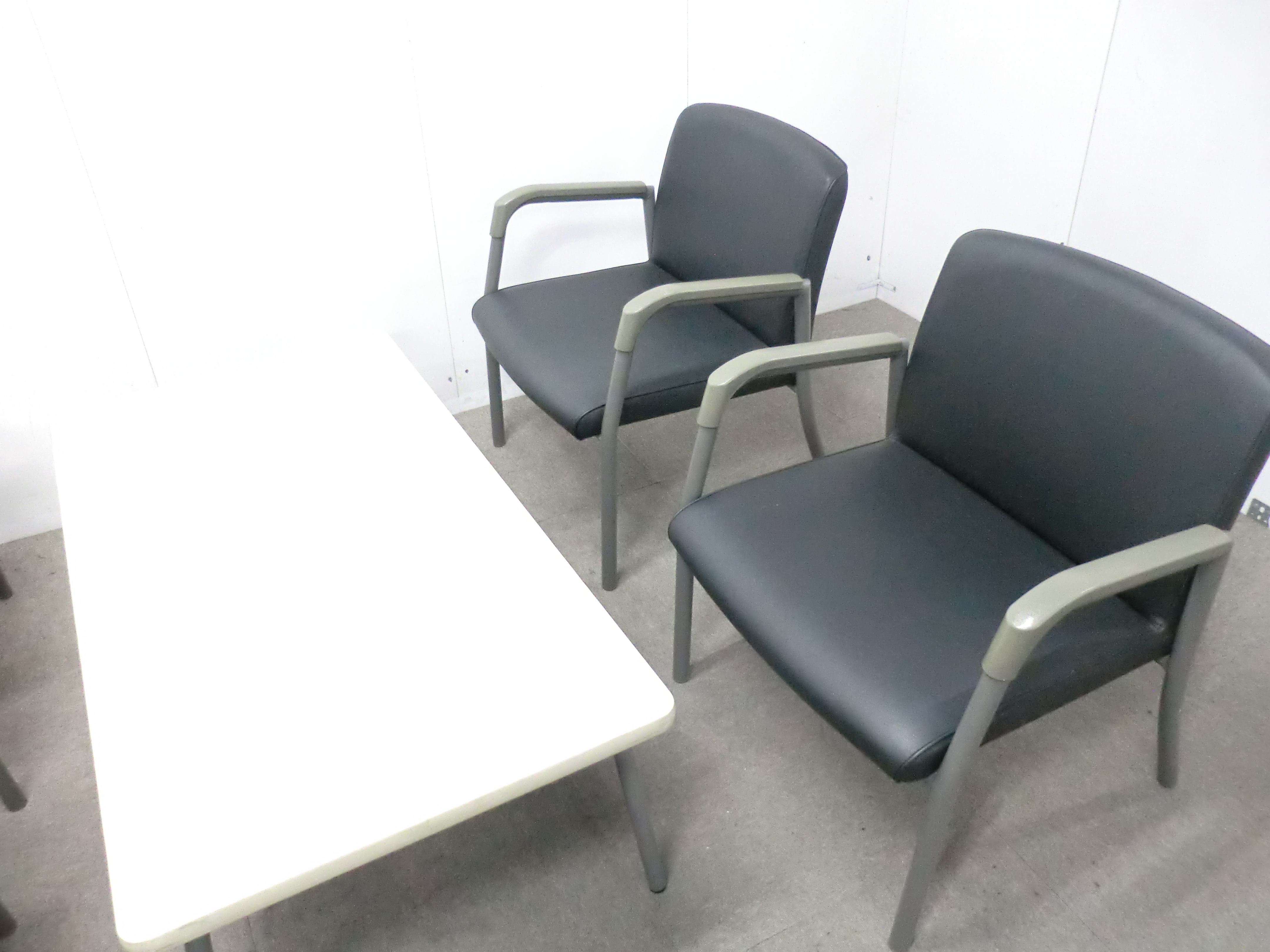 ウチダ / ブラック / 【中古】 応接5セット